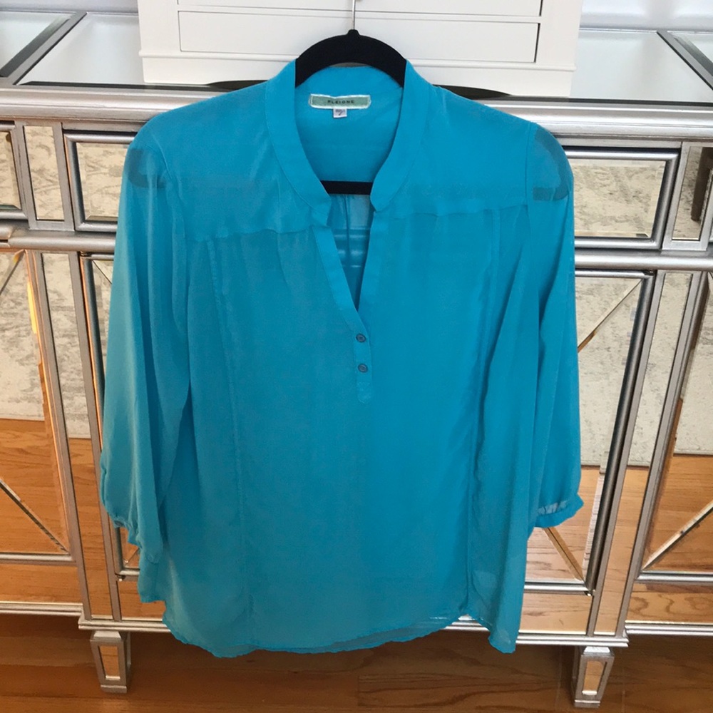 Blue blouse great for summer